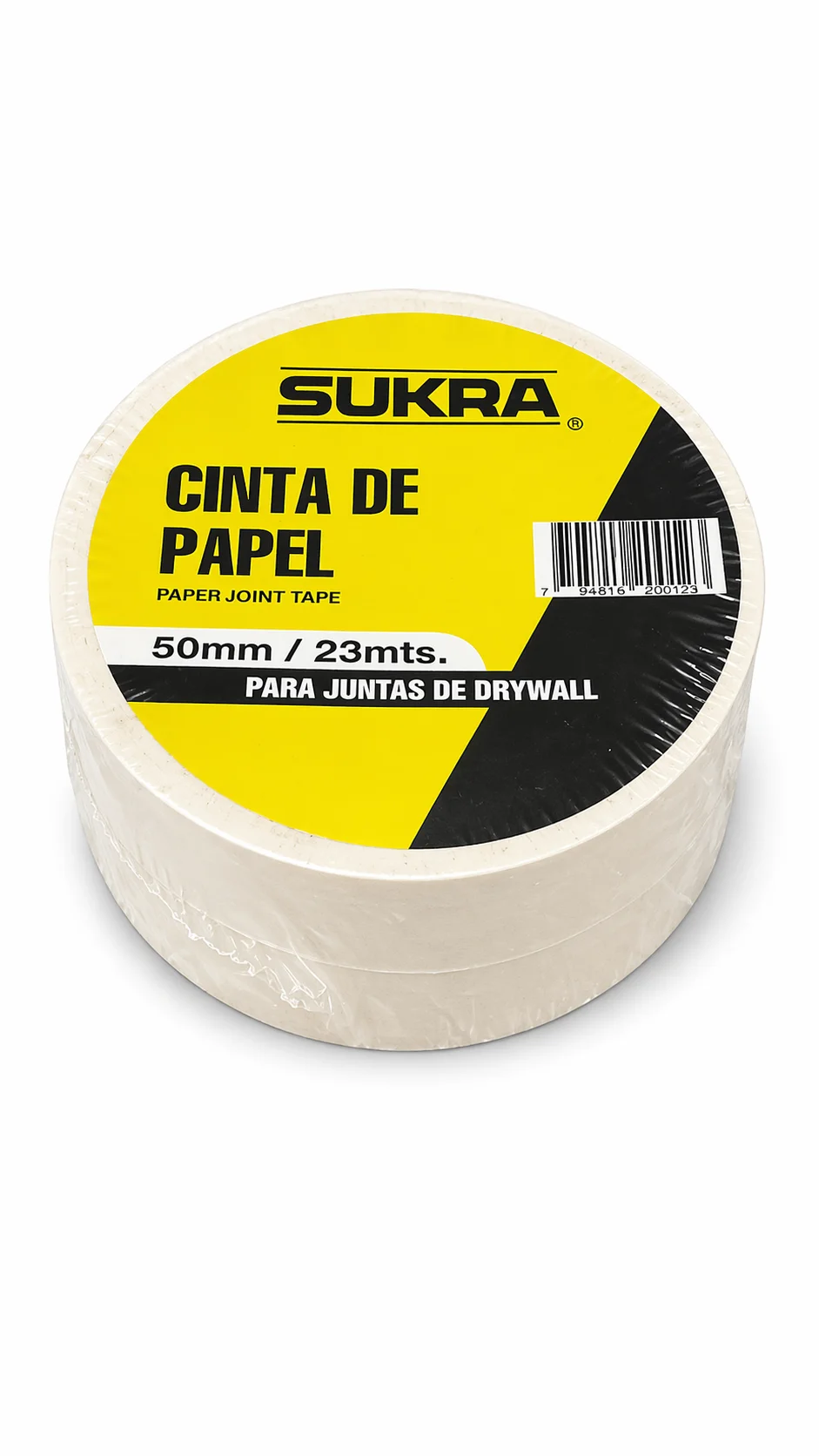 Cinta de papel 23mts